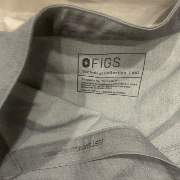 FIGS scrubs womens Rafaela top XXL graphite - Picture 4 of 5